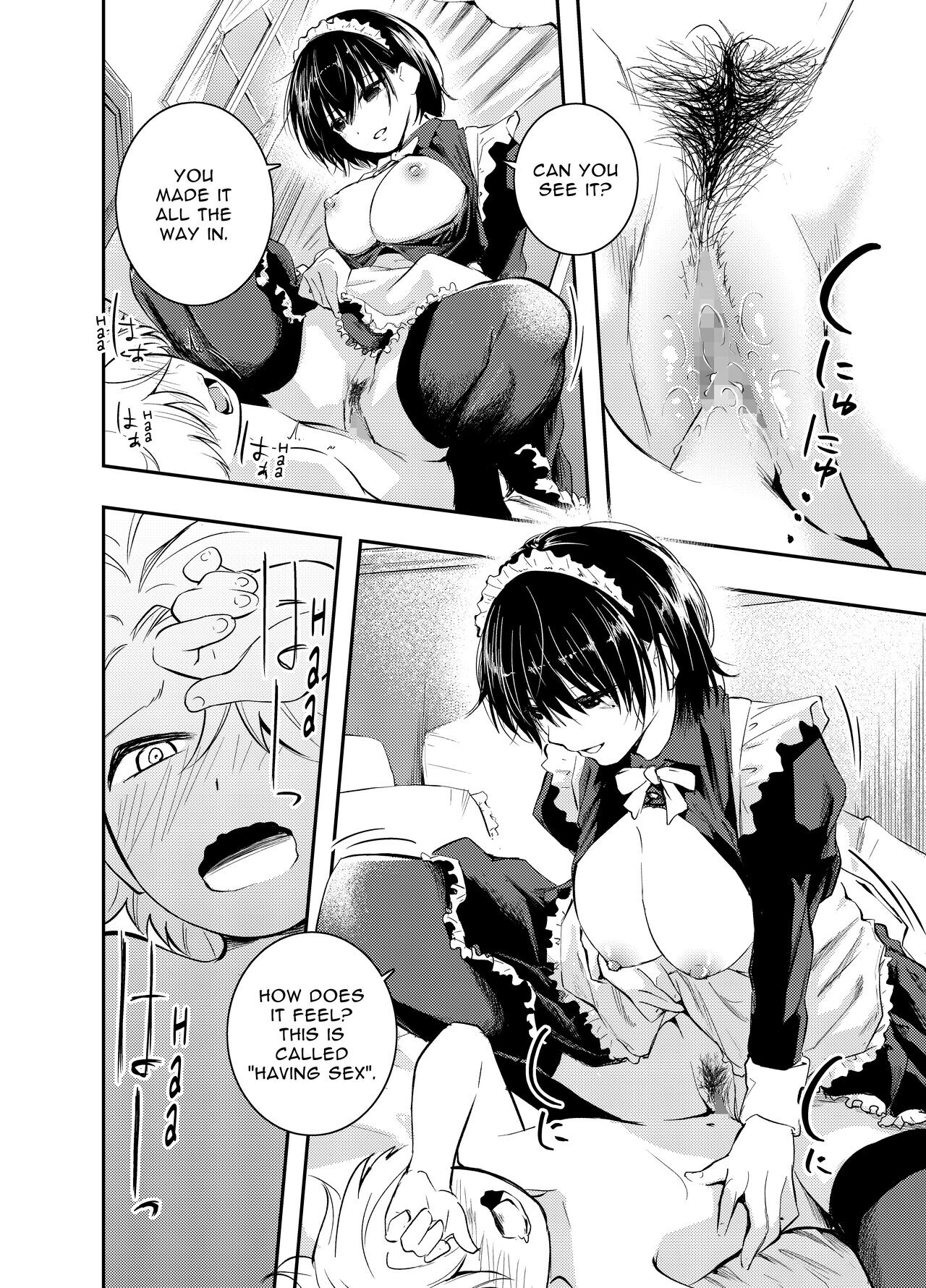 Hentai Manga Comic-A Beautiful Maid Teaches a Cheeky Shota a Lesson-Read-29